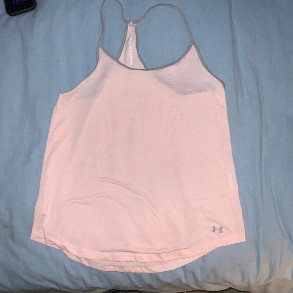 Pink workout tank
